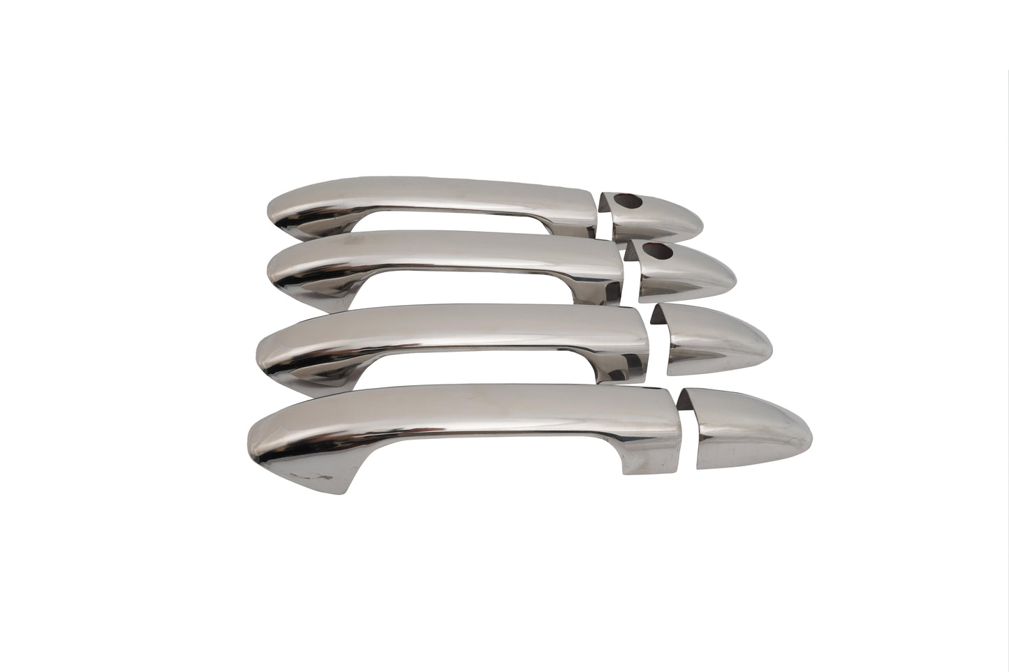 Mercedes Vito W447 (2014-Present) Stainless Steel Chrome Door Handle Covers - 4 Doors (2 Keyholes)