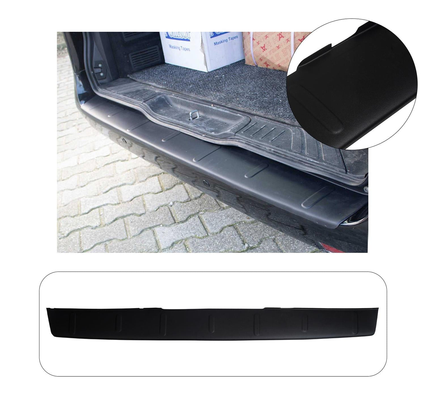 Mercedes-Benz Vito / V-Class W447 (2014-Present) Heavy-Duty Wide ABS Rear Bumper Protector Guard