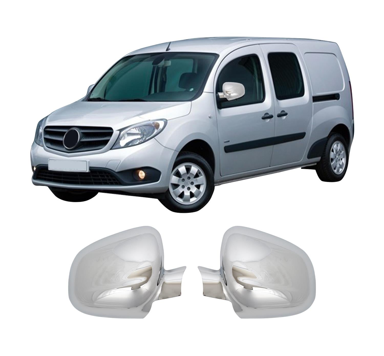 Mercedes-Benz Citan 2013 ABS chrome mirror cover overlay