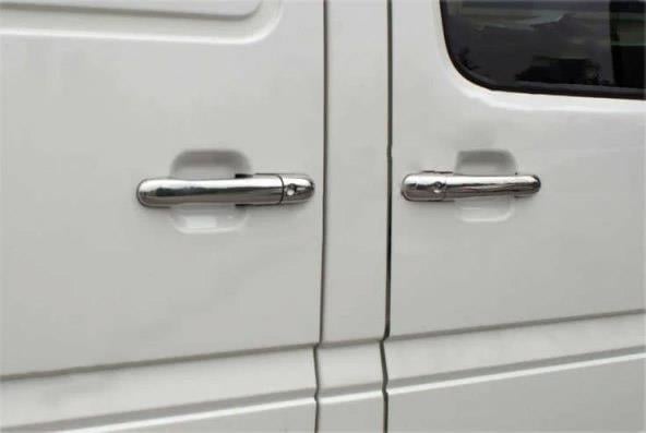 Mercedes Sprinter W901 (1998-2006) Stainless Steel Chrome Door Handle Covers - 4 Pcs (2 Keyholes)