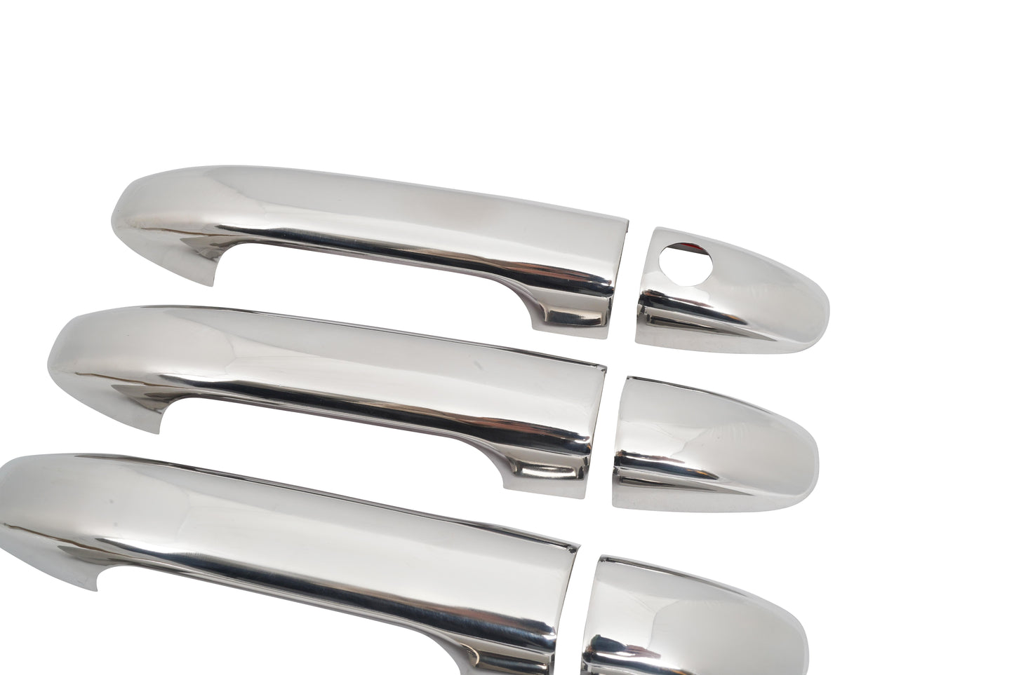 Mercedes-Benz Sprinter W907 (2019-Present) Stainless Steel Chrome Door Handle Covers - 3 Doors
