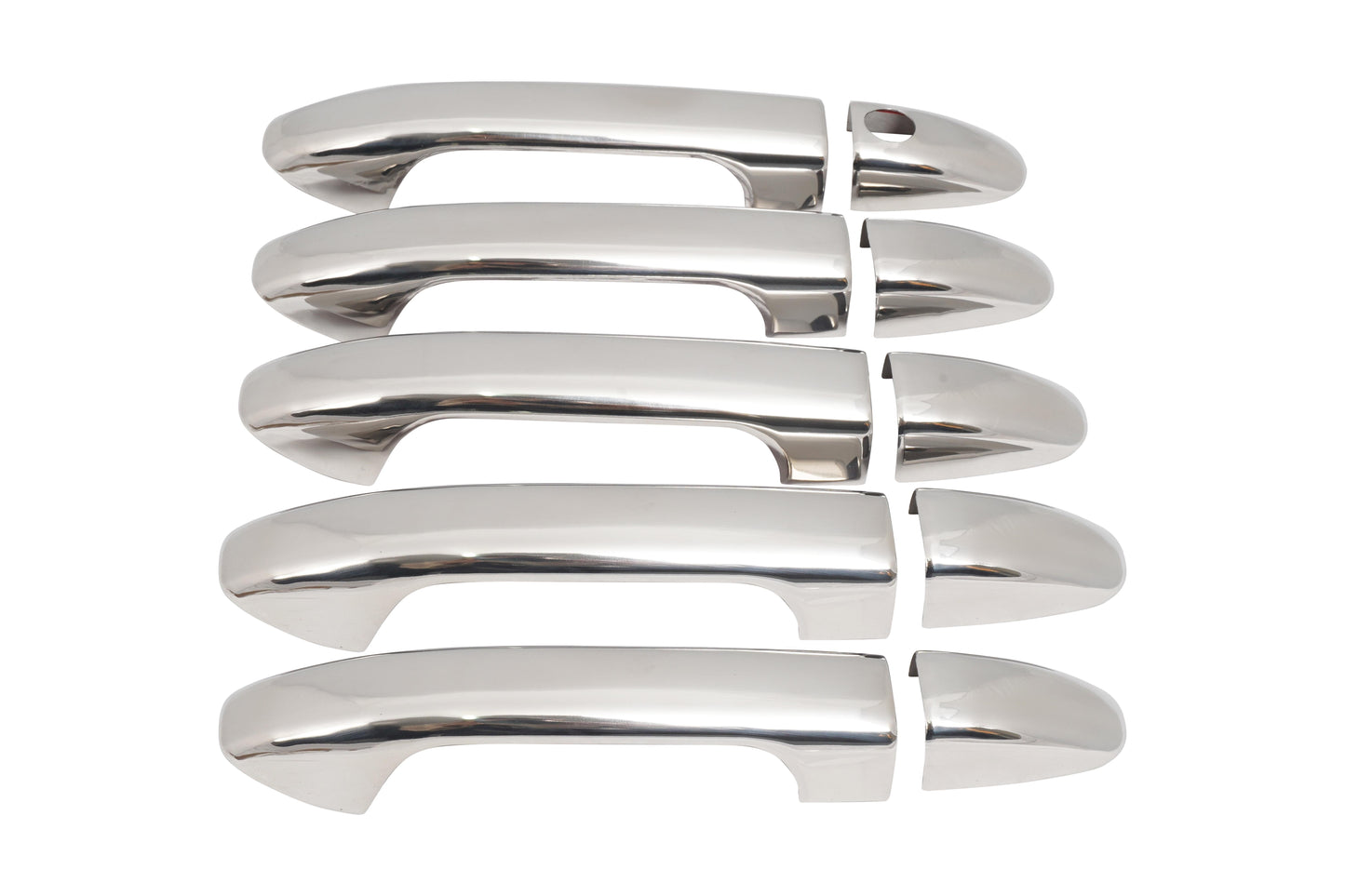 Mercedes-Benz Sprinter W907 / W910 (2019-Present) Stainless Steel Chrome Door Handle Covers - 5 Doors