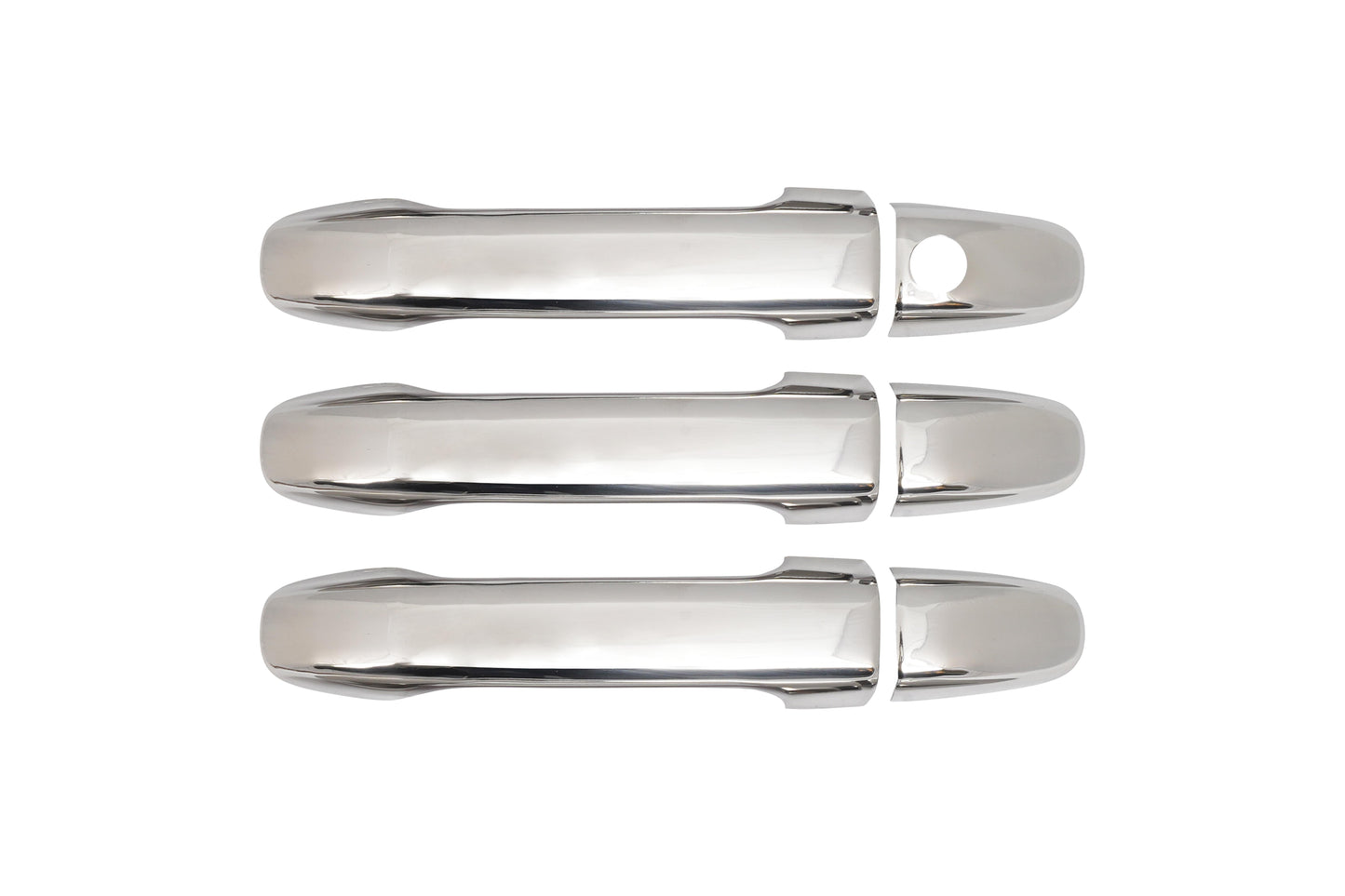 Mercedes-Benz Sprinter W907 (2019-Present) Stainless Steel Chrome Door Handle Covers - 3 Doors