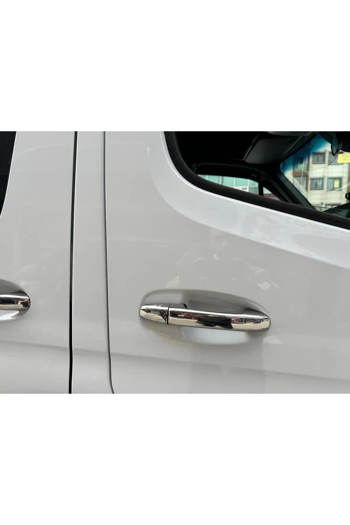 Mercedes-Benz Sprinter W907 (2019-Present) Stainless Steel Chrome Door Handle Covers - 3 Doors