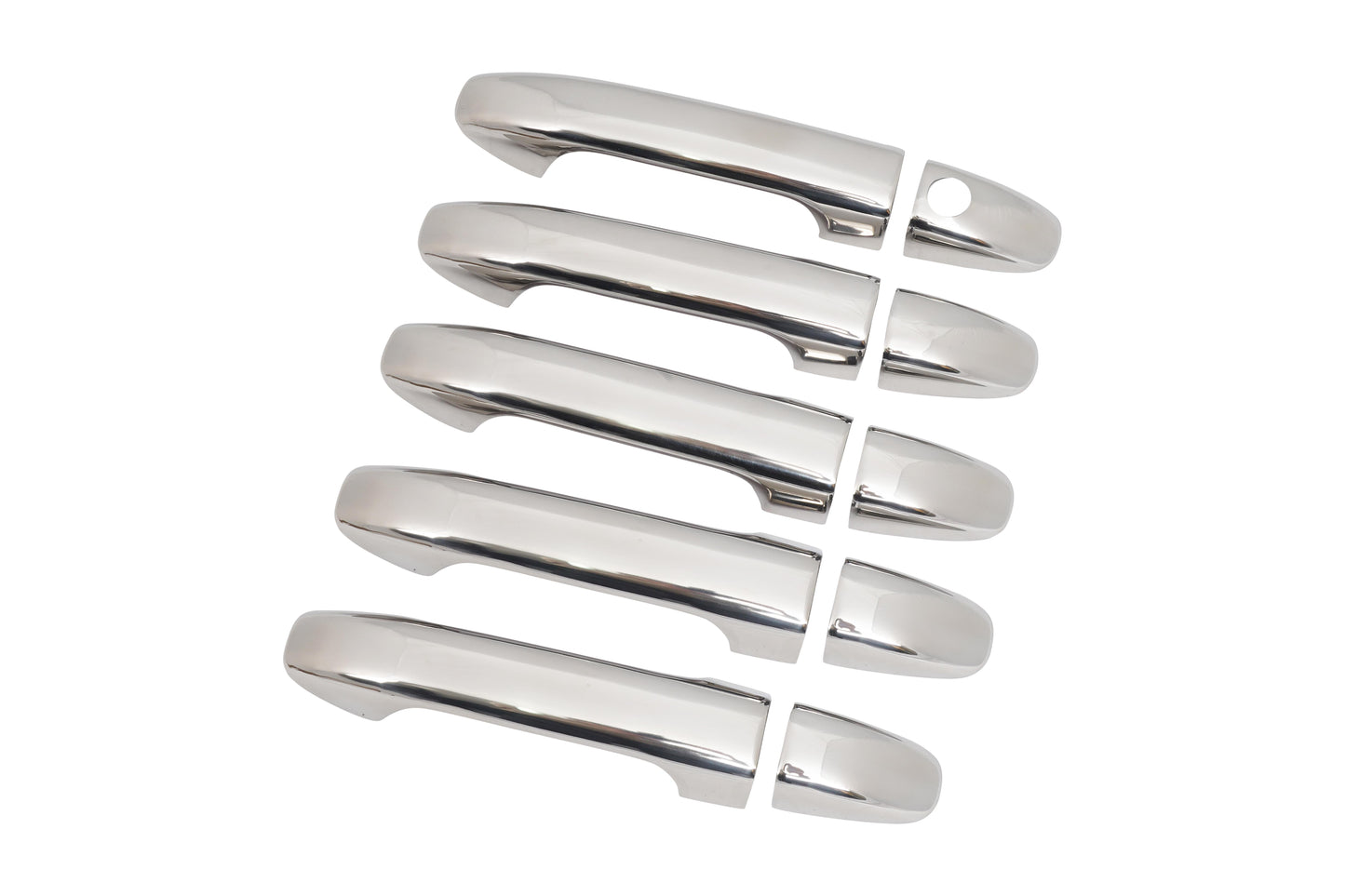 Mercedes-Benz Sprinter W907 / W910 (2019-Present) Stainless Steel Chrome Door Handle Covers - 5 Doors