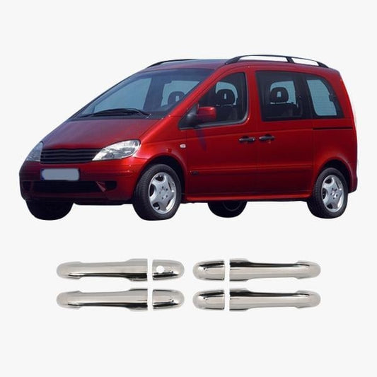 Mercedes-Benz Vaneo (2002-2005) Stainless Steel Chrome Door Handle Covers - 4 Doors