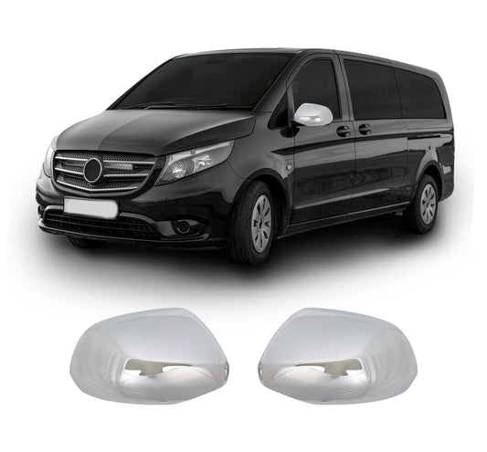 Mercedes-Benz Vito W447 2015 ABS chrome mirror cover overlay