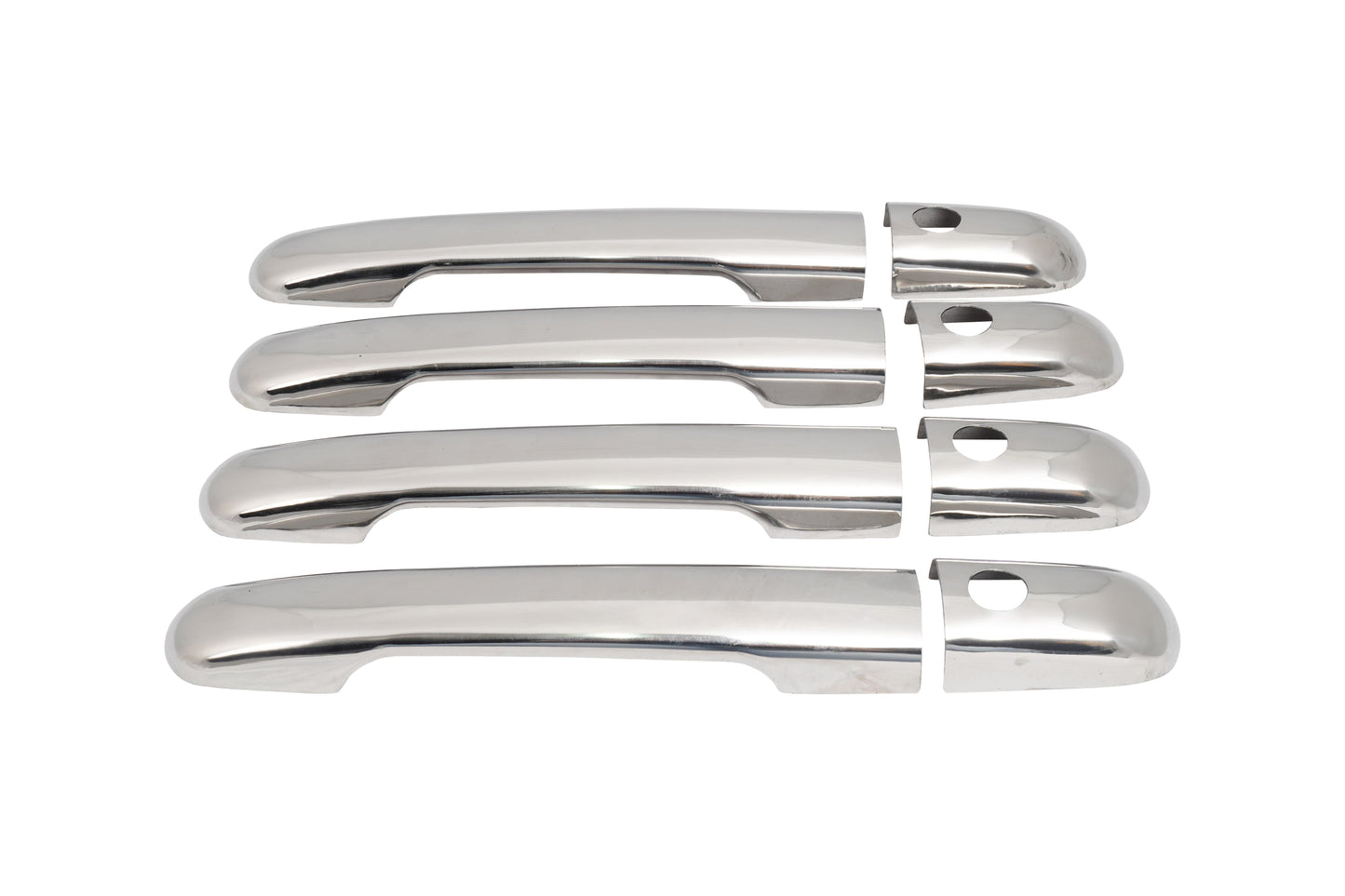 Mercedes-Benz Vito W638 (1996-2003) Stainless Steel Door Handle Covers - 4 Doors (With Keyholes)