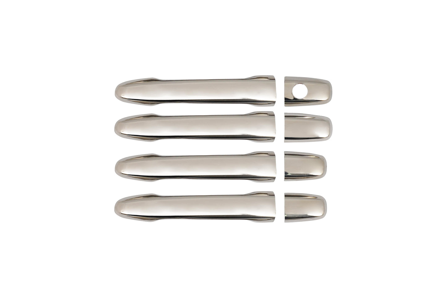 Mitsubishi Lancer (2008-2017) Stainless Steel Chrome Door Handle Covers - 4 Doors