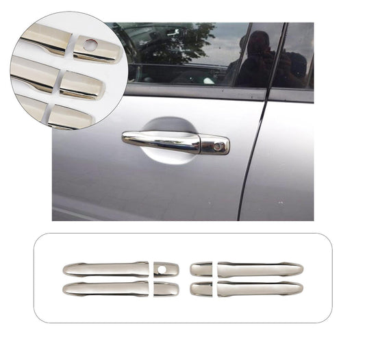 Mitsubishi Lancer (2008-2017) Stainless Steel Chrome Door Handle Covers - 4 Doors