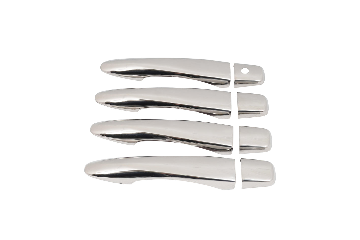 Nissan Navara NP300 (2015-Present) Stainless Steel Chrome Door Handle Covers - 4 Pieces