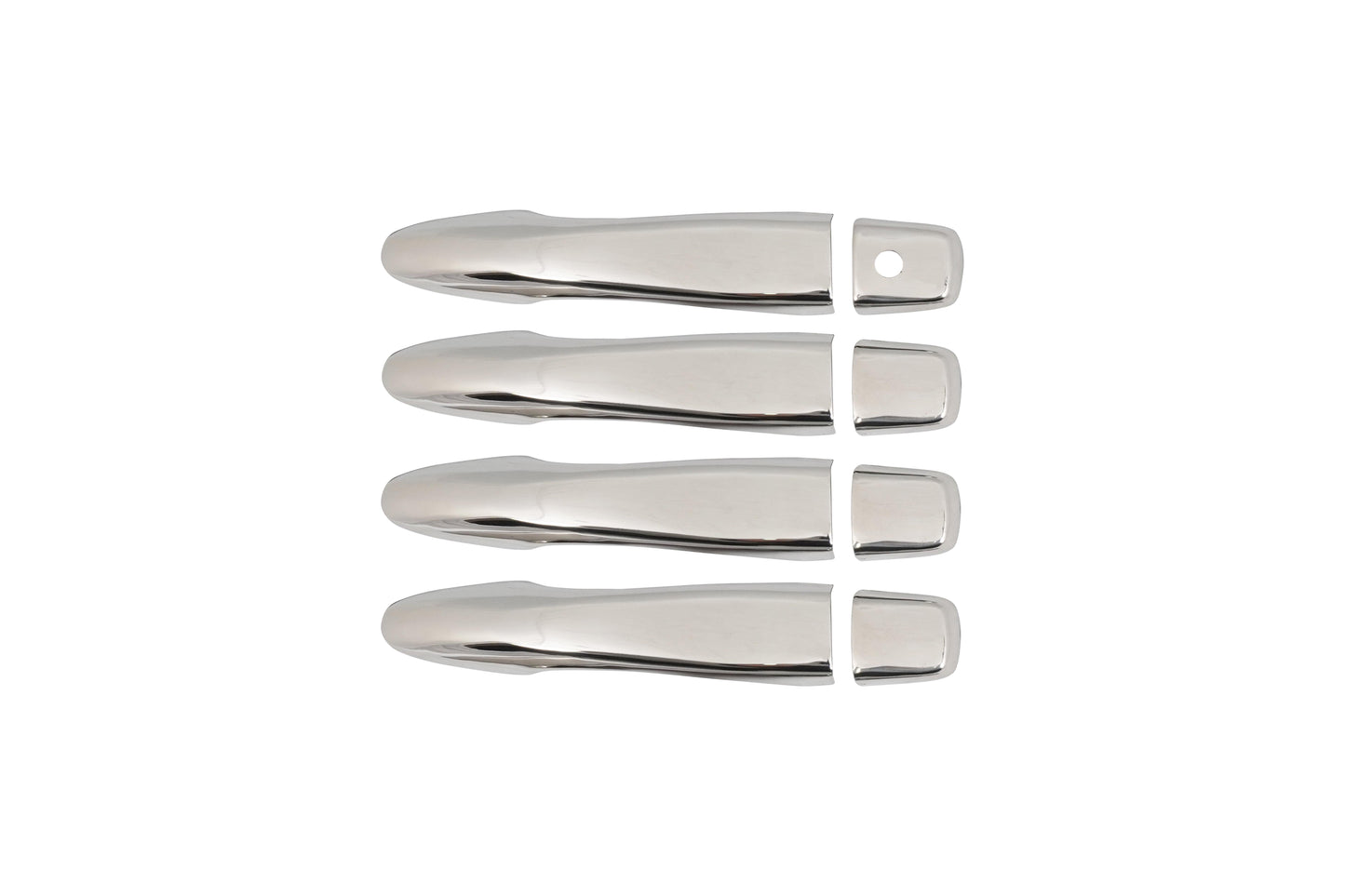 Nissan Navara NP300 (2015-Present) Stainless Steel Chrome Door Handle Covers - 4 Pieces