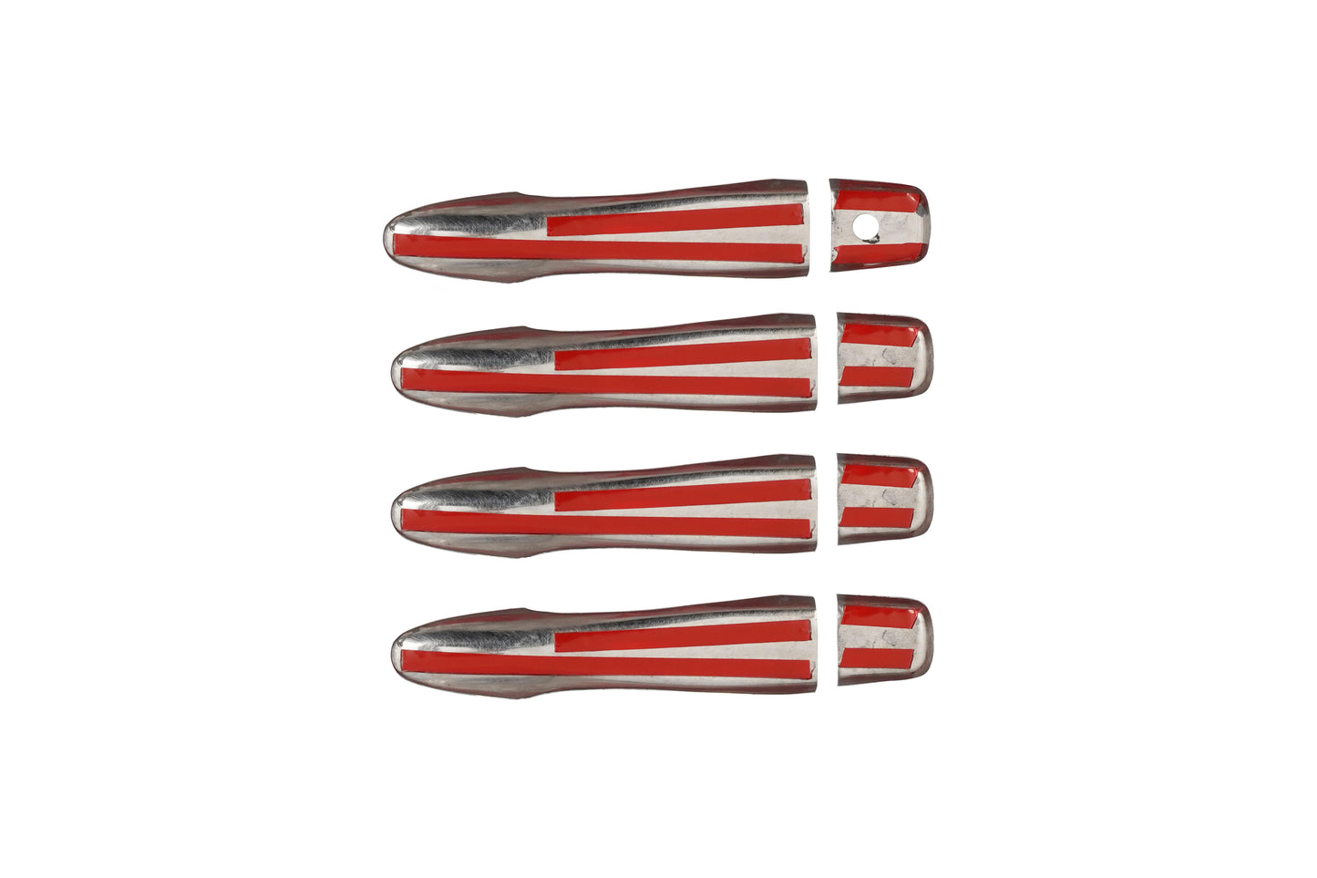 Nissan Navara NP300 (2015-Present) Stainless Steel Chrome Door Handle Covers - 4 Pieces