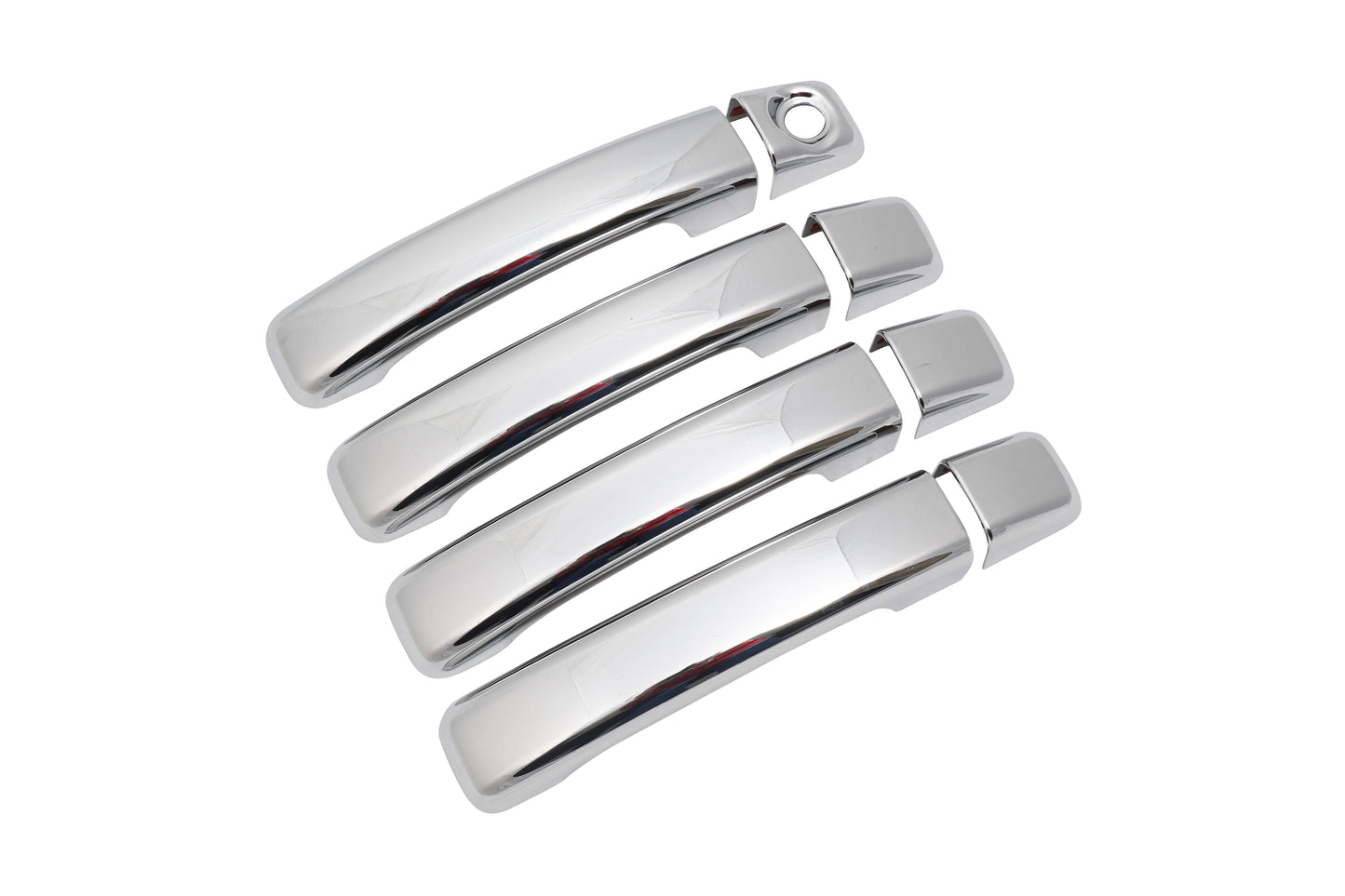 Nissan NV400 (2010-Present) Stainless Steel Chrome Door Handle Covers - 4 Doors / 8 Pieces (1 Keyhole)