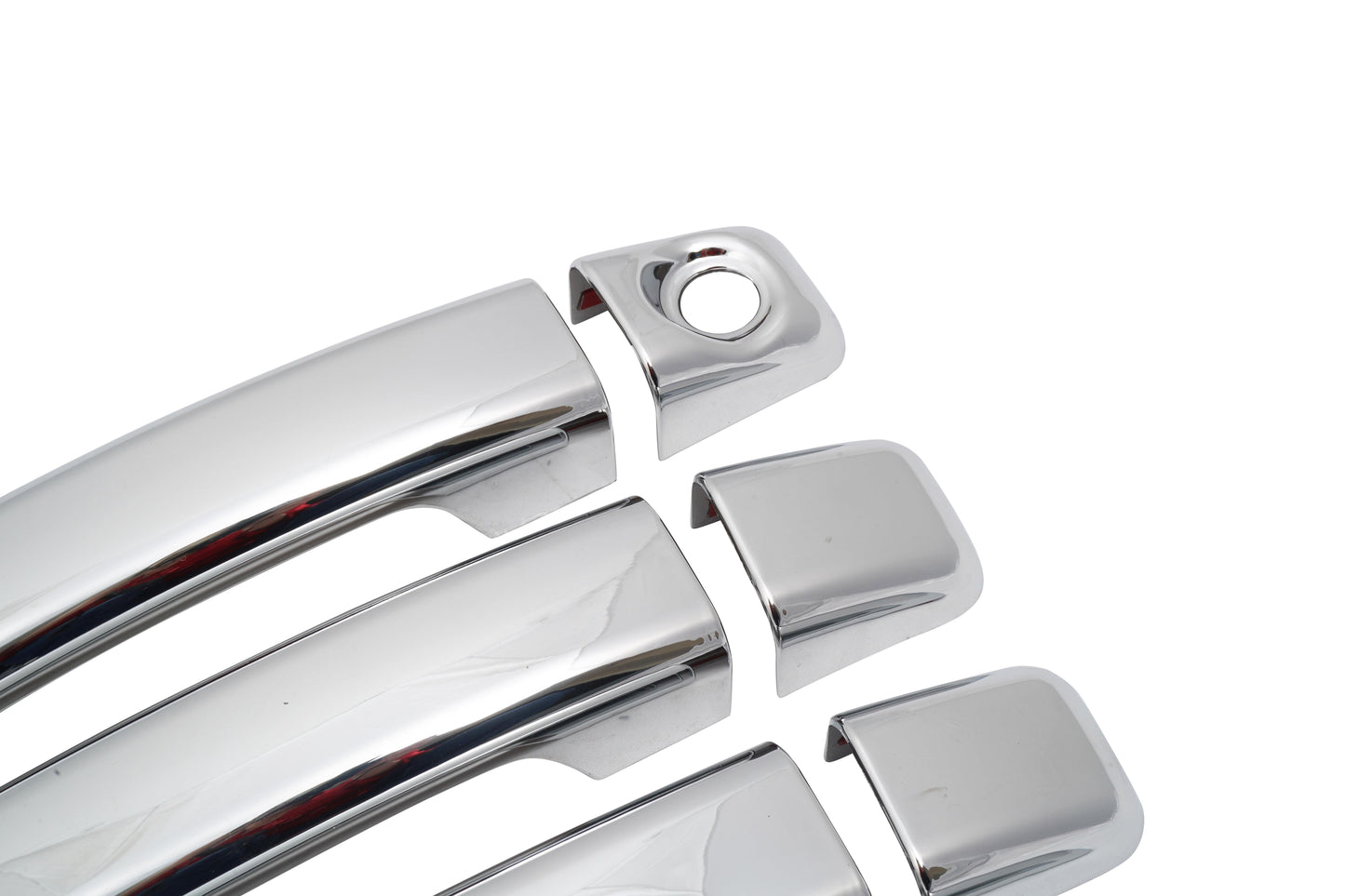 Nissan NV400 (2010-Present) Stainless Steel Chrome Door Handle Covers - 4 Doors / 8 Pieces (1 Keyhole)