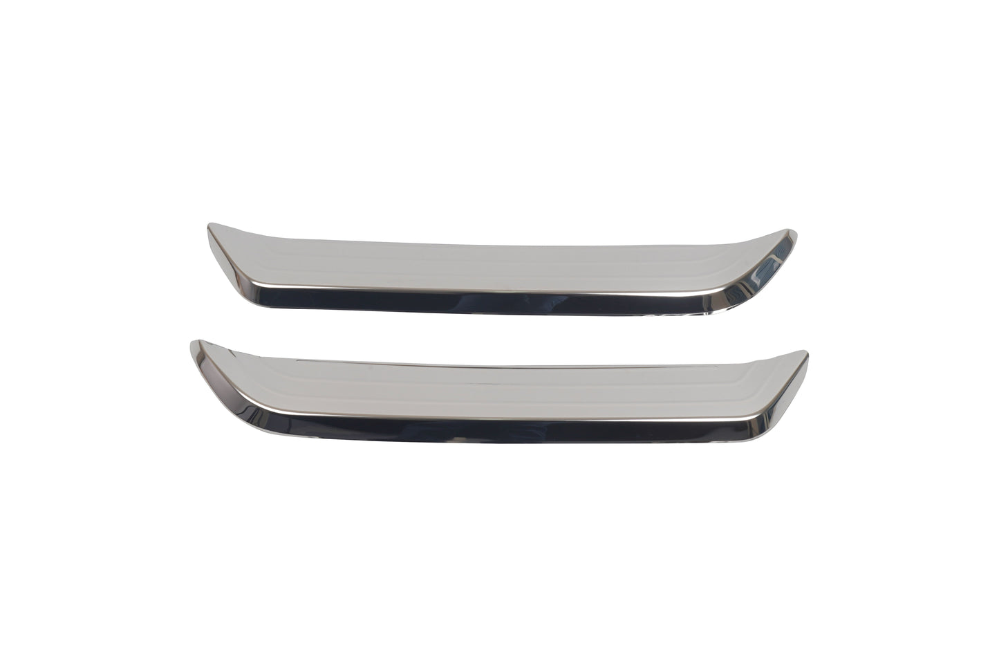 Nissan Qashqai J11 (2014-2021) Stainless Steel Chrome Rear Bumper Exhaust Trims