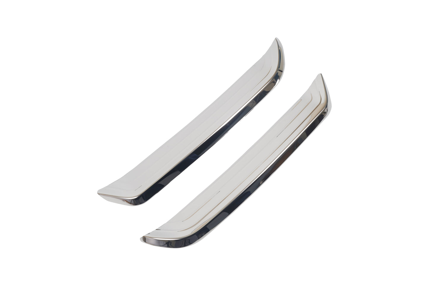 Nissan Qashqai J11 (2014-2021) Stainless Steel Chrome Rear Bumper Exhaust Trims