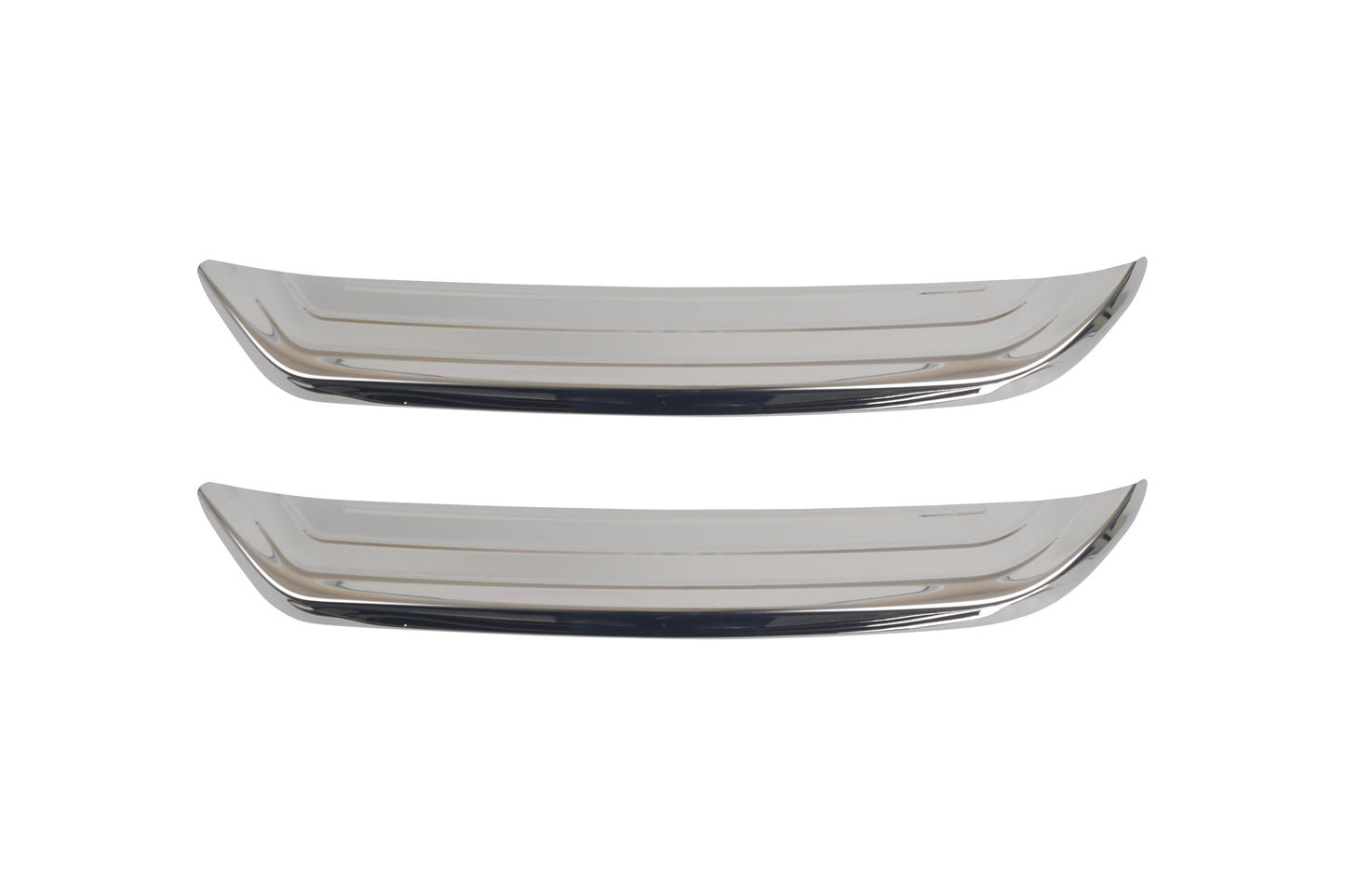 Nissan Qashqai J11 (2014-2021) Stainless Steel Chrome Rear Bumper Exhaust Trims