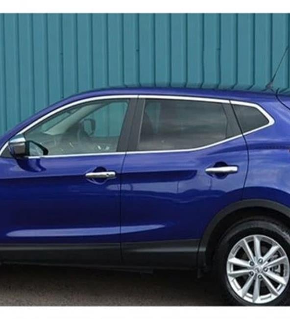 Nissan Qashqai J11 (2014-2021) Stainless Steel Chrome Door Handle Covers - 4 Doors Set (With Keyless Entry Sensor Cutouts)