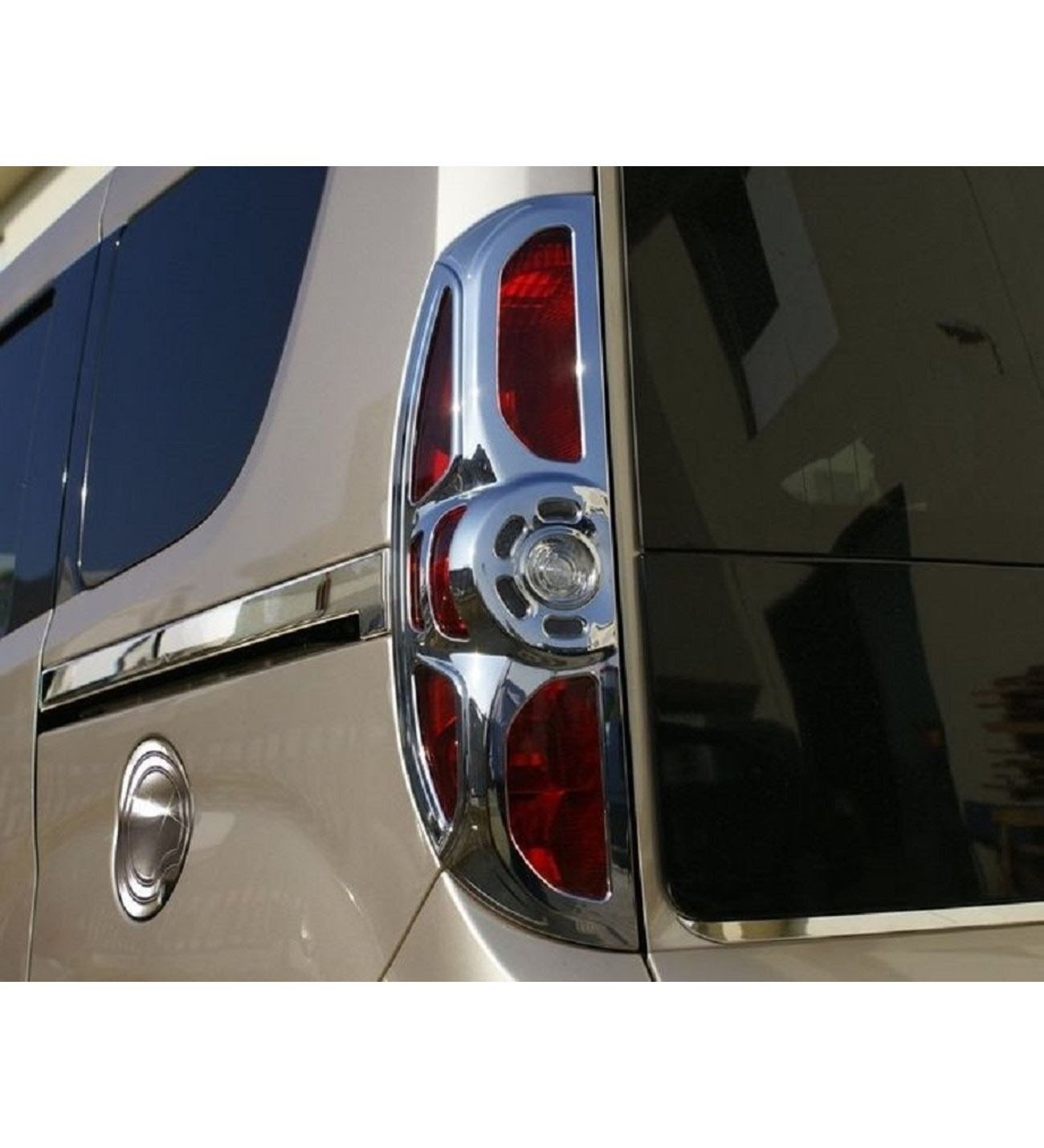 Opel Combo D (2011-2018) Stainless Steel Chrome Tail Light Frames