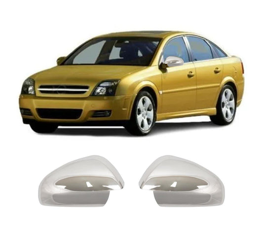 Opel Vectra C 2002-2008 stainless steel mirror cover overlay