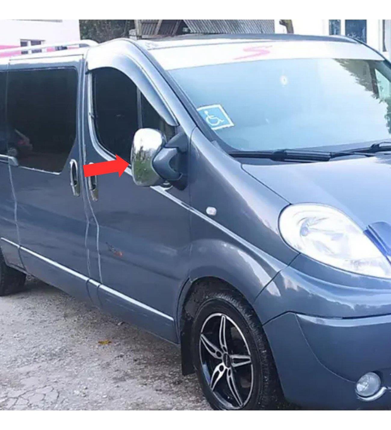 Opel Vivaro A 2001-2014 ABS Chrome Mirror Covers