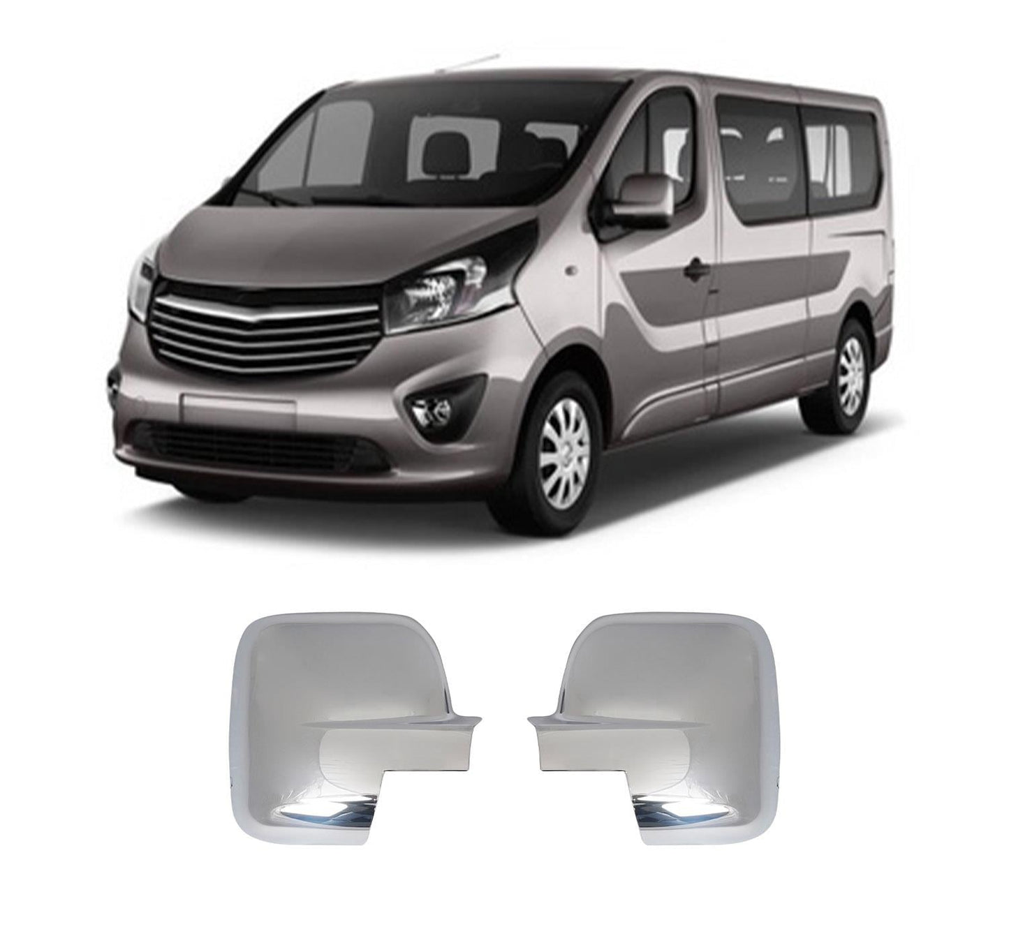 Opel Vivaro B 2015 ABS mirror cover overlay