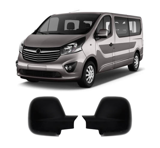 Opel Vivaro C 2019 ABS black mirror cover overlay