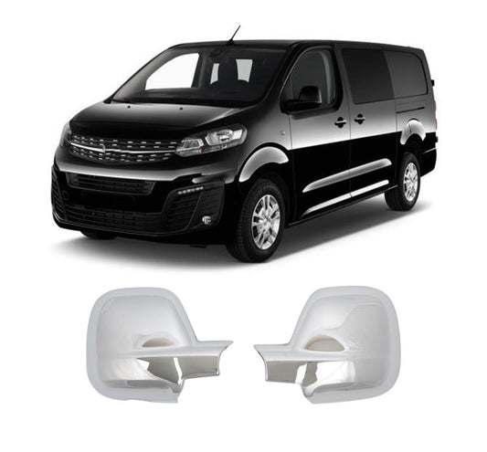 Opel Vivaro C 2019 ABS chrome mirror cover overlay