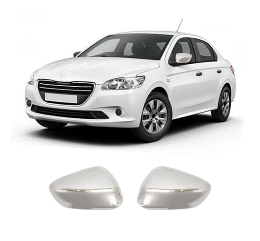 Peugeot 301 2012-2018 Stainless Steel Mirror Covers