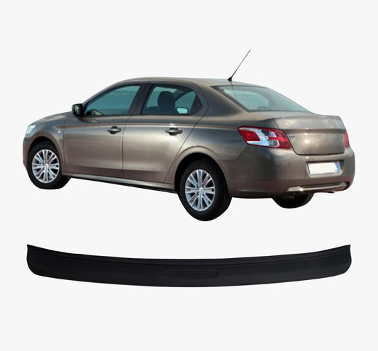 Peugeot 301 (2012-2021) Heavy-Duty Wide ABS Rear Bumper Protector Guard