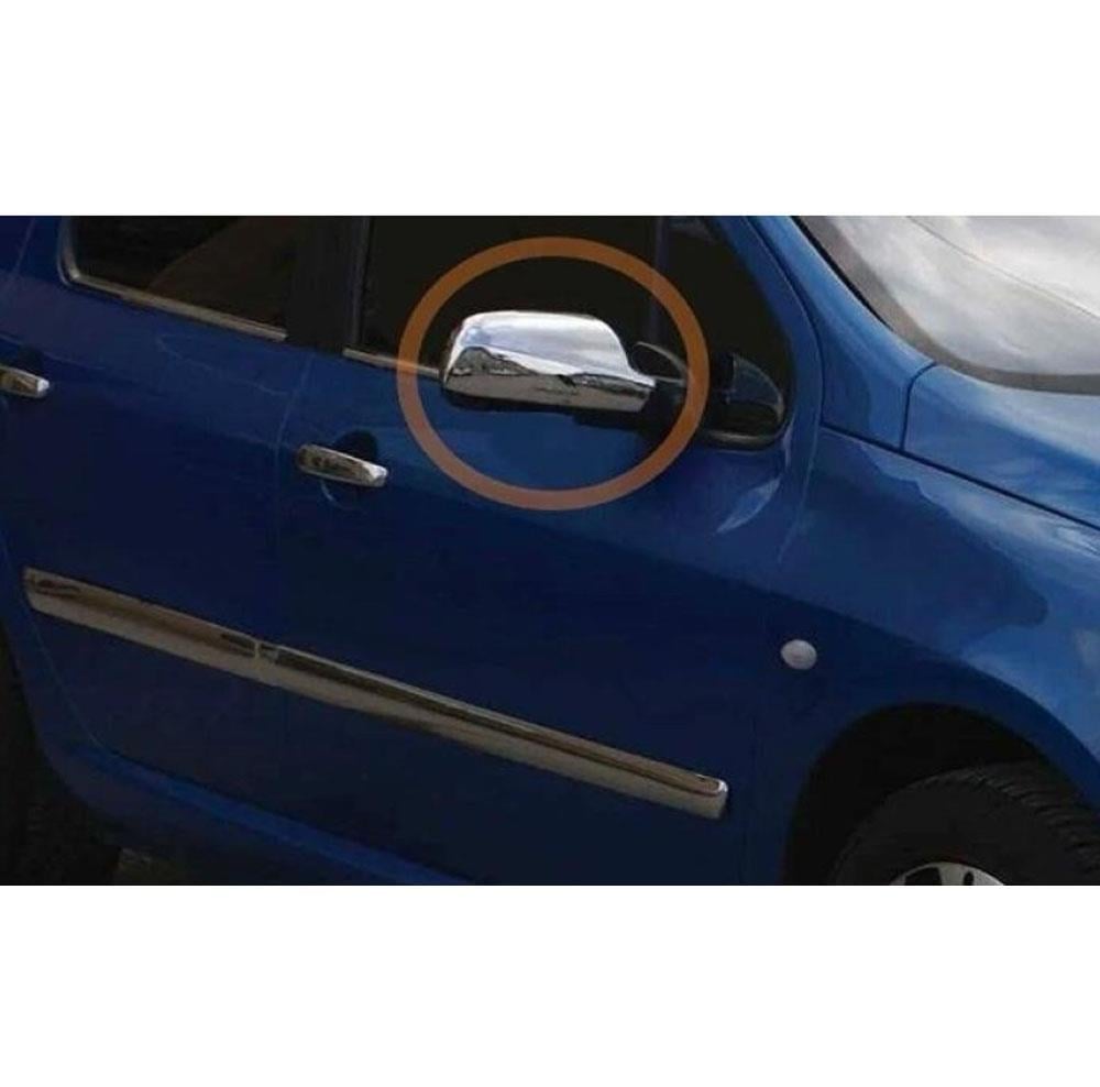Peugeot 307 2001-2008 Stainless Steel Mirror Covers