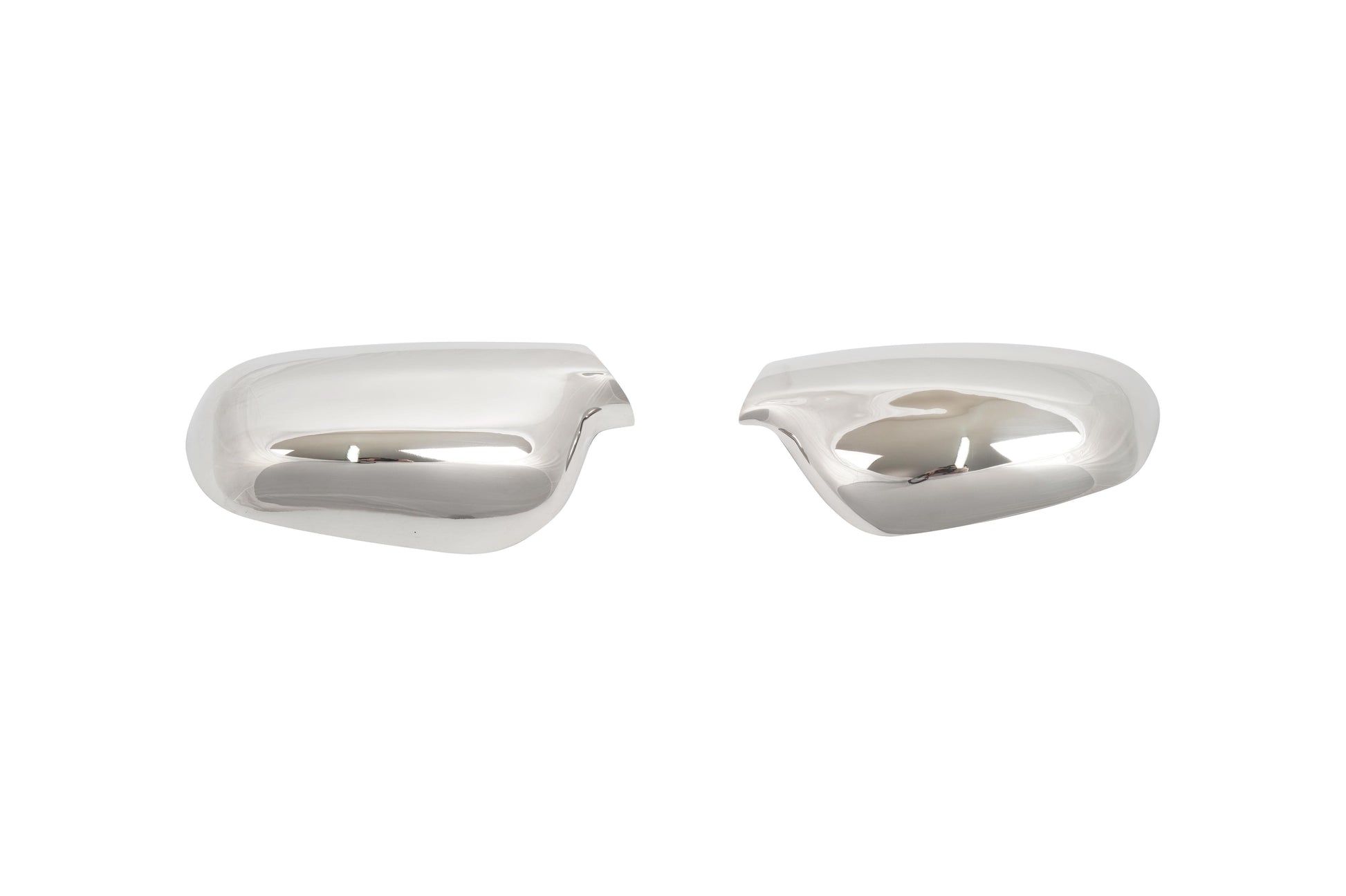 Chrome stainless steel side mirror covers for Peugeot 307