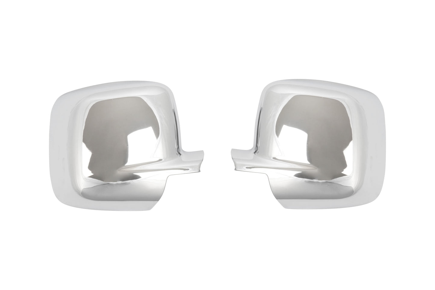 Chrome ABS side mirror covers for Peugeot Bipper