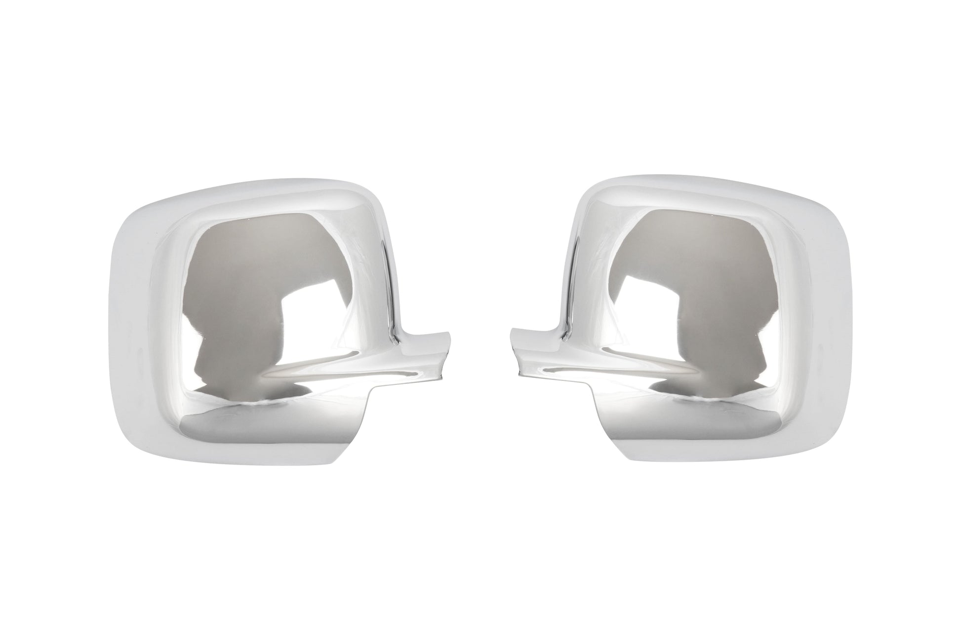 Chrome ABS side mirror covers for Peugeot Bipper