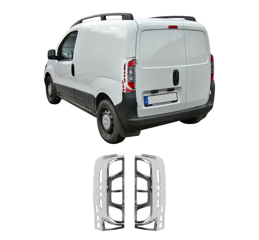 Peugeot Bipper (2008-Present) Stainless Steel Chrome Tail Light Frames