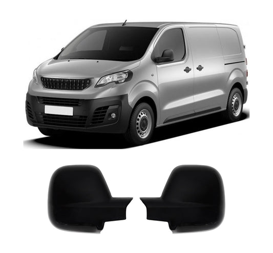 Peugeot Expert III 2017 ABS black mirror cover overlay