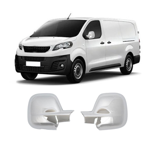 Peugeot Expert III 2017 ABS chrome mirror cover overlay