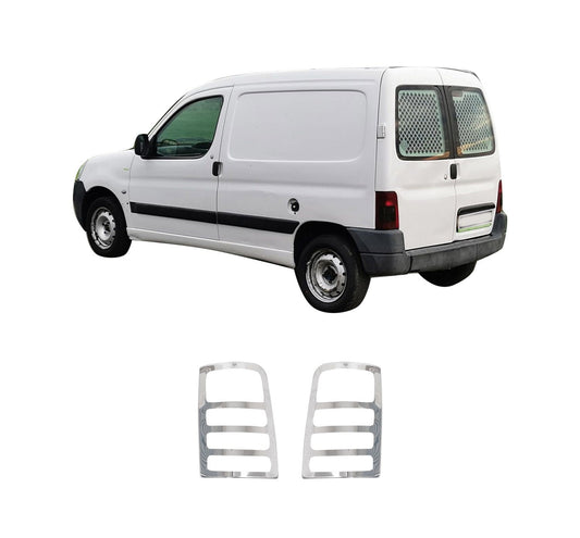 Peugeot Partner I (1998-2008) Stainless Steel Chrome Tail Light Frames
