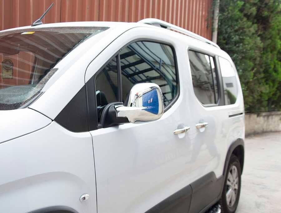 Peugeot Partner Tepee Facelift 2012+ ABS Chrome Mirror Covers