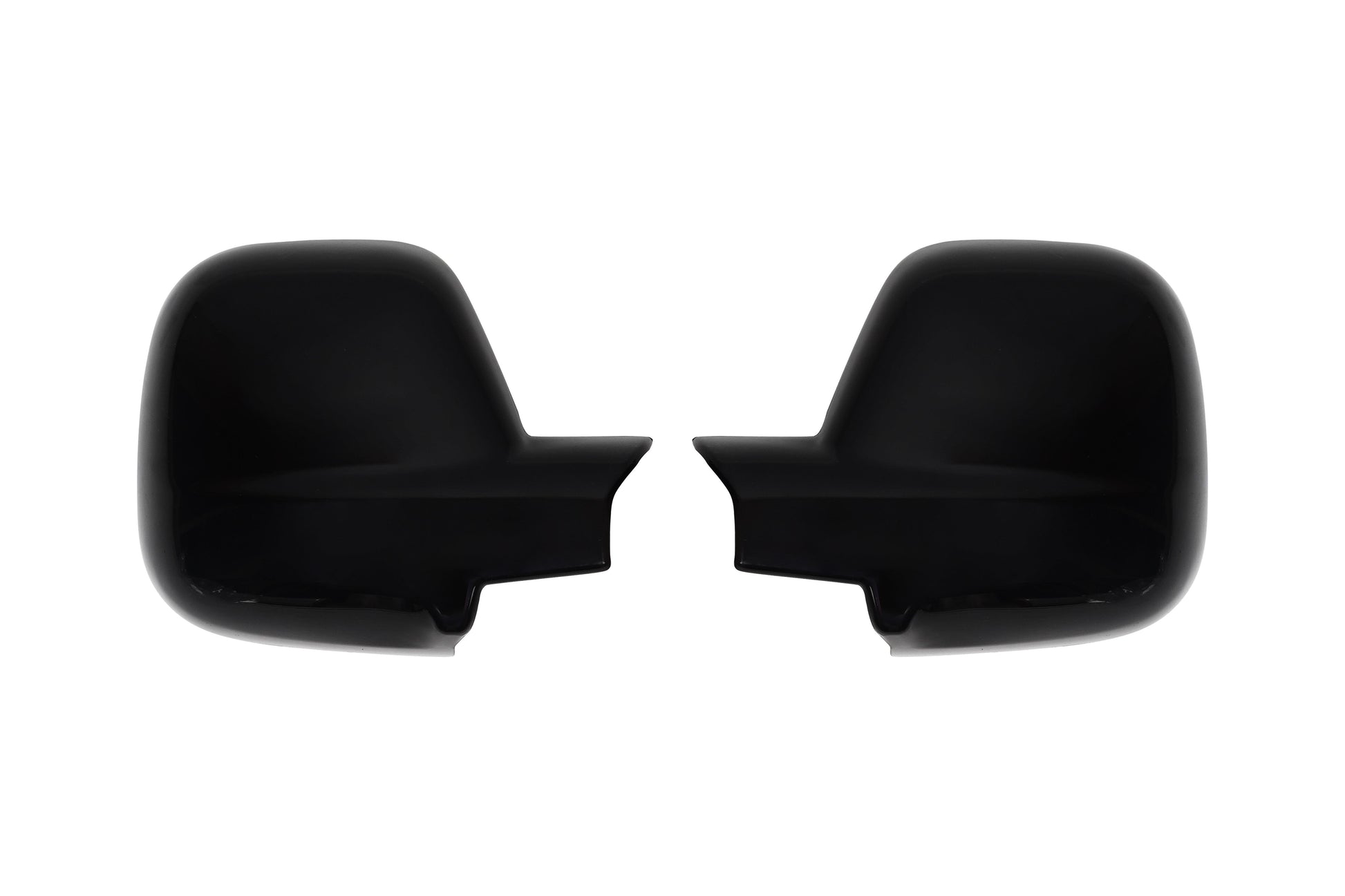 Black ABS side mirror covers for Peugeot Rifter