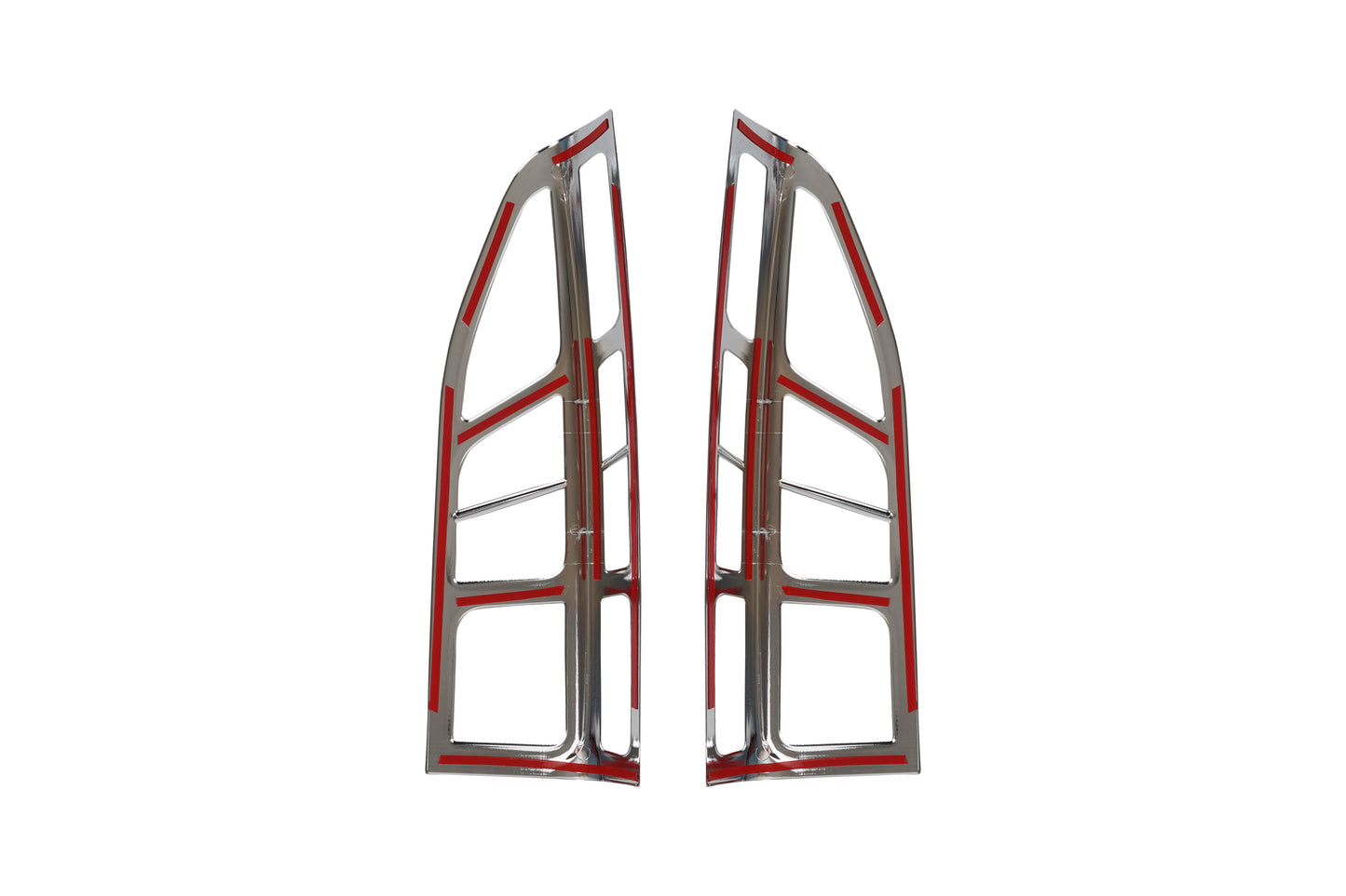Peugeot Partner Tepee Facelift (2012-2018) Stainless Steel Chrome Tail Light Frames