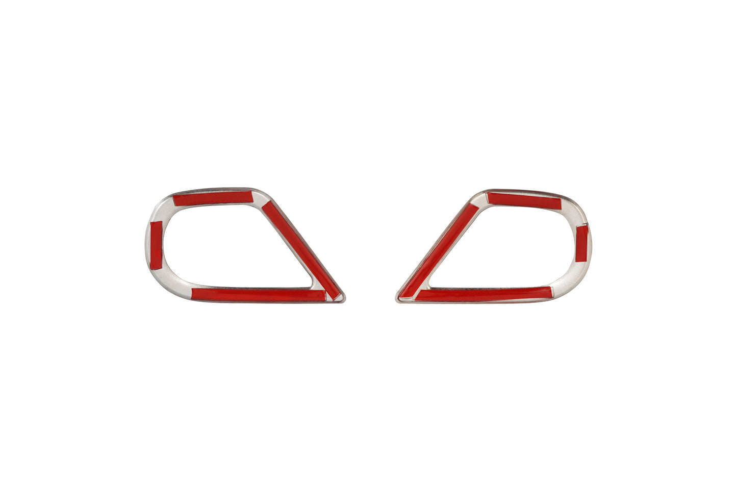 Renault Clio 4 Facelift (2015-2019) Stainless Steel Chrome Front Fog Light Frame Trims - 2 Pieces