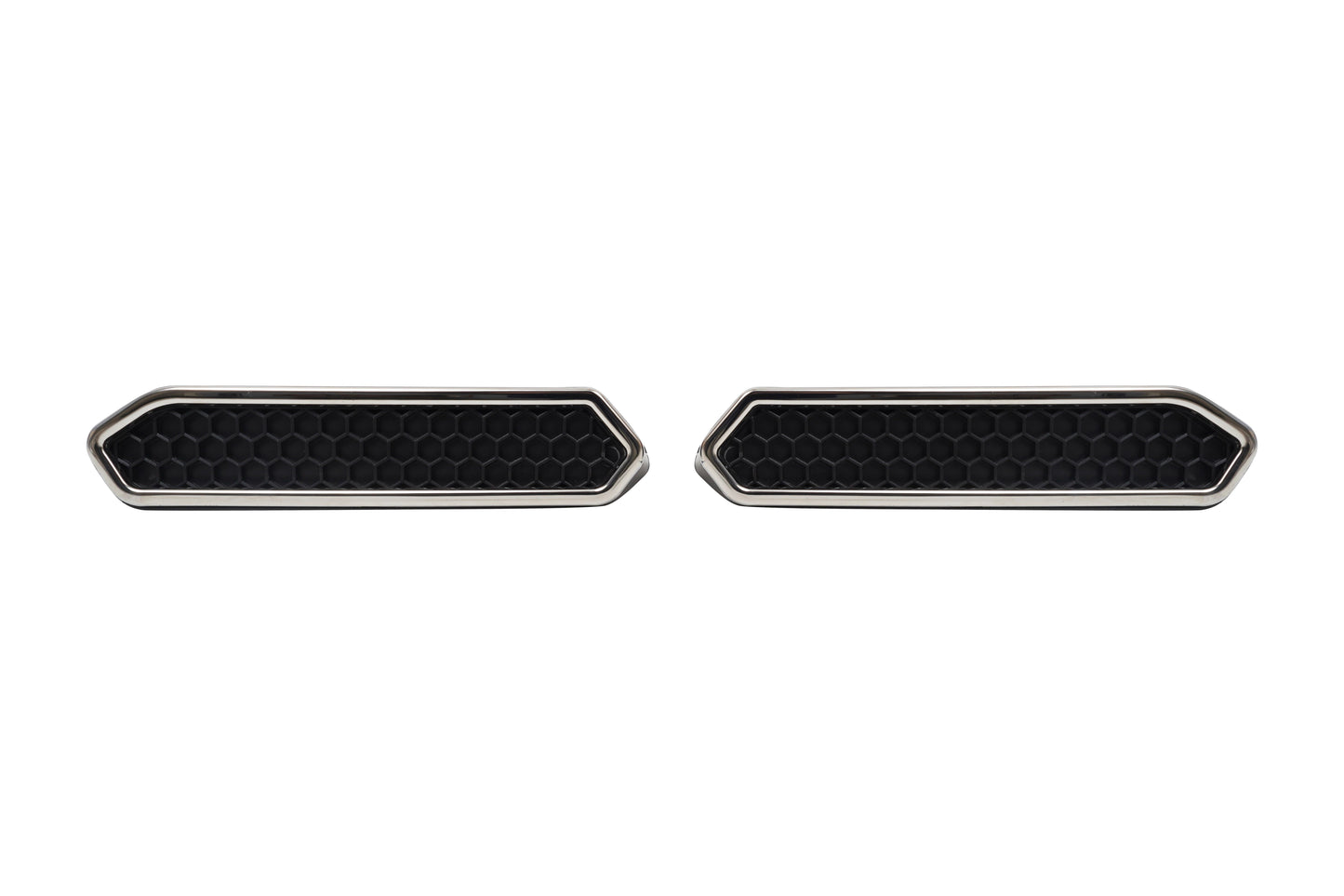 Renault Clio 4 Facelift (2015-2019) Stainless Steel Chrome Rear Bumper Exhaust Diffuser Trim