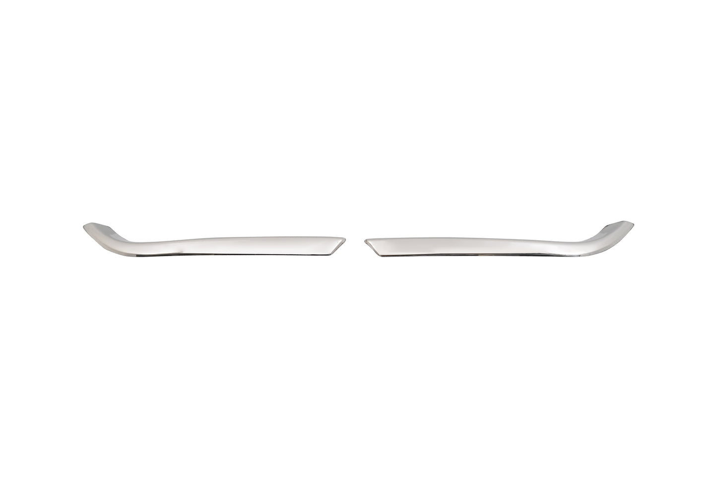 Renault Clio 5 (2019-Present) Stainless Steel Chrome Rear Reflector Trims - 2 Pieces