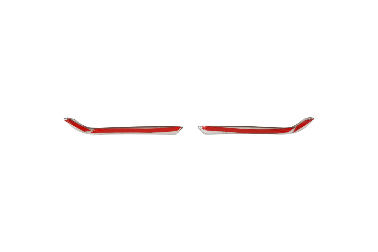 Renault Clio 5 (2019-Present) Stainless Steel Chrome Rear Reflector Trims - 2 Pieces