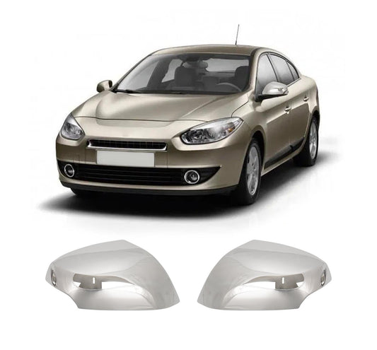 Renault Fluence 2010 stainless steel mirror cover overlay