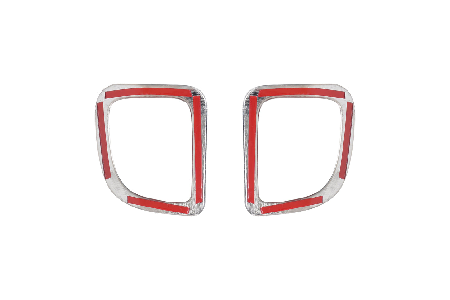 Renault Kangoo Mk2 (2008-2021) Stainless Steel Chrome Rear Reflector Trims - 2 Pieces