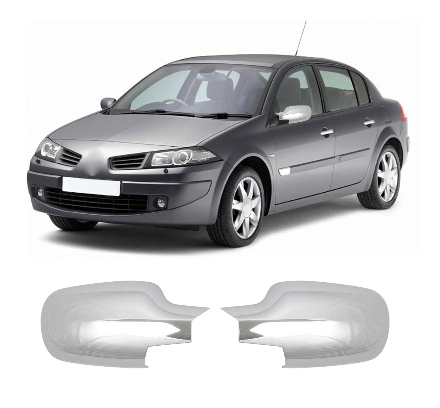 Renault Megane II 2004-2010 ABS mirror cover overlay