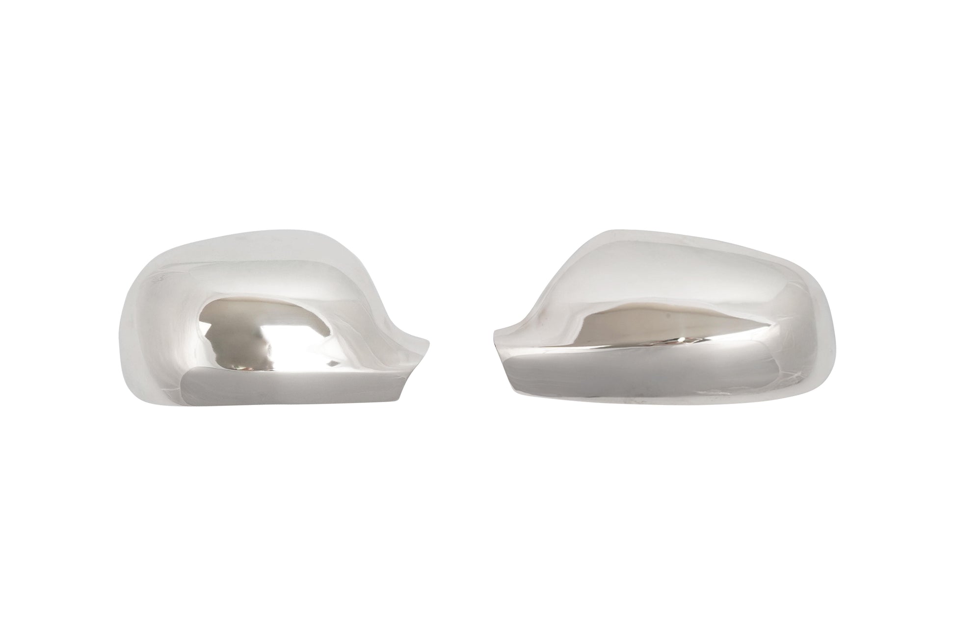 Chrome stainless steel side mirror covers for SEAT Ibiza Mk2 Facelift